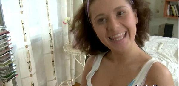  Smily teen never squirted before